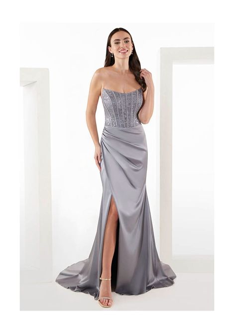 Long dress with appliqué bodice VIVIEN | dress | 75P 53002